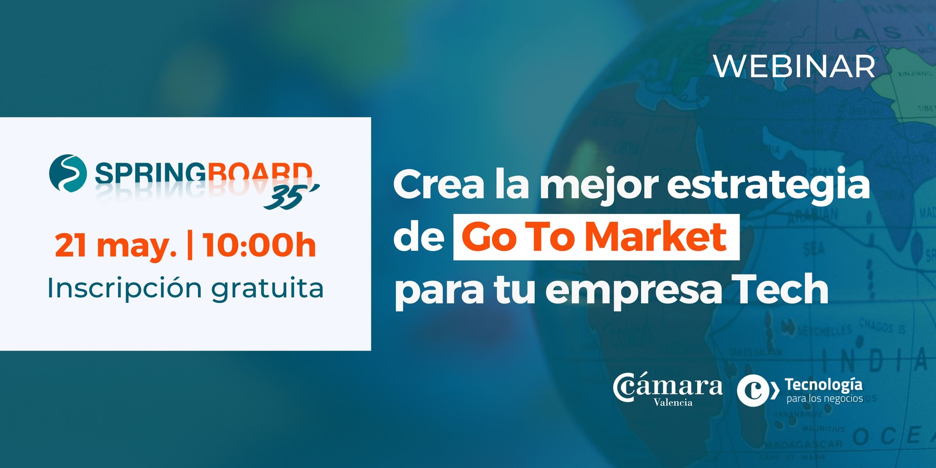 WEBINAR  | Crea la mejor estrategia de Go to Market para tu empresa Tech